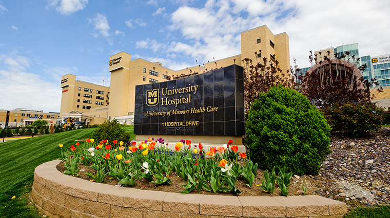 University Hospital in the Spring